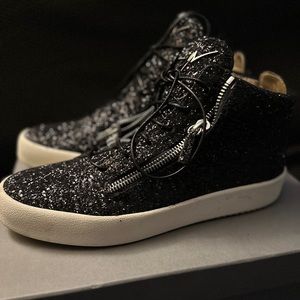 Giuseppe Zanotti black sparke shoes